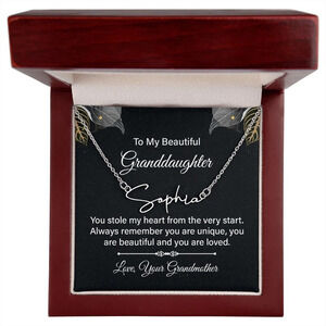 You Stole My Heart Personalized Silver Tone Name Necklace Custom Name Gift